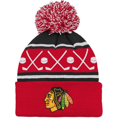 DETSKÁ ČIAPKA NHL CHICAGO BLACKHAWKS OUTERSTUFF FACE-OFF CUFF