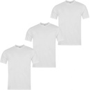 Pánská trička Donnay 3 Pack T Shirt Mens white