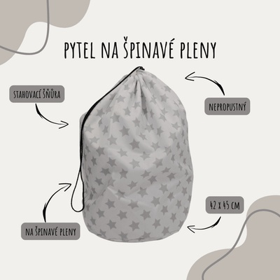 Děláme do plen Pytel na špinavé pleny Šedé hvězdy