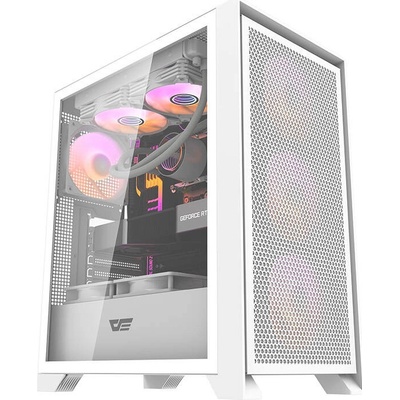 Darkflash DRX70 MESH + 4 Fans RGB White