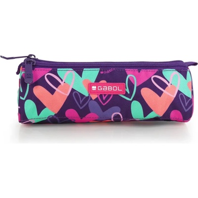 Gabol Ученически несесер Gabol Kokoro с три ципа, мек