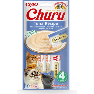INABA Cat Churu пюре - риба тон 4 x