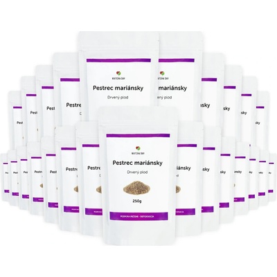 Matcha Day Pestrec mariánsky drvený set pre štyroch 25 x 250 g