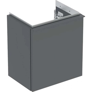 Geberit iCon - Шкафче за умивалник, 37x42x28 см, 1 врата, панти отдясно, лава 502.300. JK. 1 (502.300.JK.1)