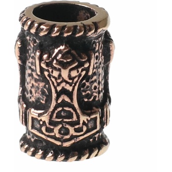 ETNOX Мънисто за коса (брада) ETNOX - bronze - BP1007