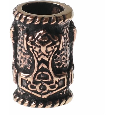ETNOX Мънисто за коса (брада) ETNOX - bronze - BP1007