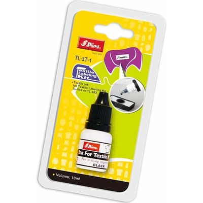 Shiny ST For Textile razítková barva na textil černá 10 ml