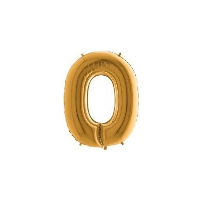 GRABO fóliový balónek PÍSMENO ZLATÉ O 102cm,40" nafukovací