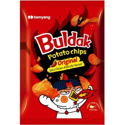 Samyang Buldak bramborové chipsy s příchutí pikantního kuřete 55 g