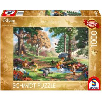 Schmidt Spiele Puzzle Schmidt Thomas Kinkade Disney Winnie The Pooh 1000pc (sch6897)