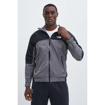 The North Face Яке The North Face Wind Shell Full Zip в сиво преходен модел NF0A879FRPI1 (NF0A879FRPI1)