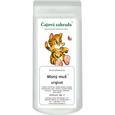 Čajová zahrada Mlsný muž černý ochucený čaj 1 kg