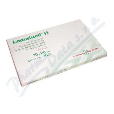 Tyl mastný Lomatuell H 10×20 cm sterilný 10 ks