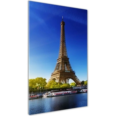 Vertikálny fotoobraz na skle Eiffelová veža Paríž 50x100 cm