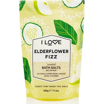 Image 1 of I Love Elderflower Fizz соли за вана за жени 500 гр