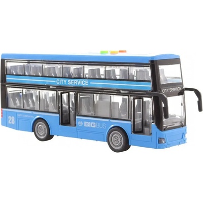 Lamps Autobus dvoupatrový modrý na baterie