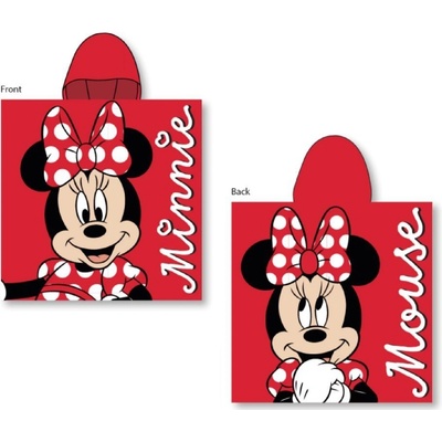 Faro pončo Minnie red 55 x 110 cm