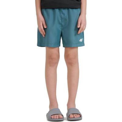 4F JUNIOR-BOARD SHORTS TEAL Modrá 2026