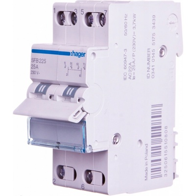Vypínač Hager 230 V IP20 25 A