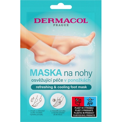 Dermacol Osvěžující maska na nohy v ponožkách