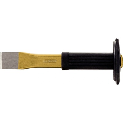 KS Tools Plochý sekáč s rukoväťou na ochranu rúk, oválny, 300 mm 162.0114