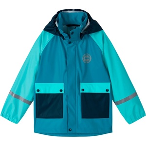 Reima Детско водоустойчиво яке Reima Kid's Suihku Raincoat Waterproof jacket - Aquatic Blue - размер 140 (EU) (703-7624-0117)