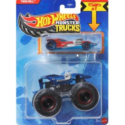 Mattel Hot Wheels Monster Trucks Twin Mill 2Pack
