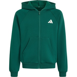 Adidas Детско яке за тренировка adidas Kid's Seasonals Collegiate Typography Full Zip Training jacket - Collegiate Green / Ivory - размер 176 (EU) (704-6495-0216)