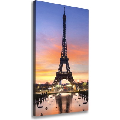 Vertikálny foto obraz na plátne Eiffelová veža Paríž 50x100 cm