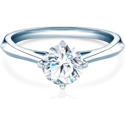 SAVICKI Годежен пръстен The Light: бяло злато, лабораторен диамант