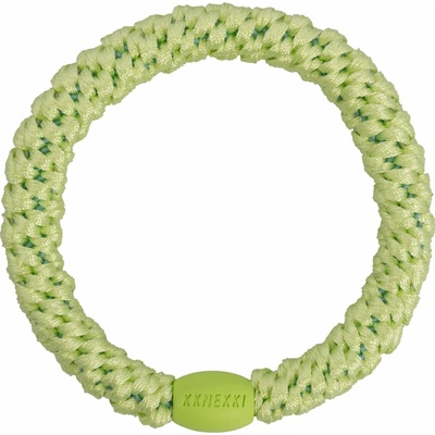 KKNEKKI Gumička do vlasů Kknekki Lime Zest, zelená barva, textil – Zbozi.Blesk.cz