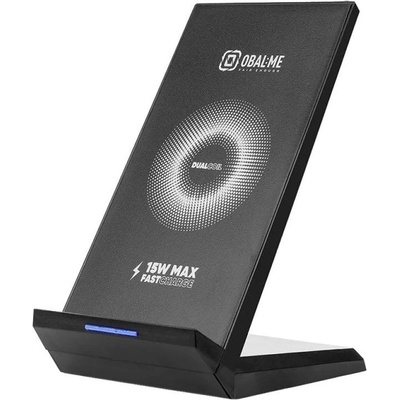 OBAL:ME Безжично зарядно OBAL-ME Wireless Charging Stand 15W, Черен (OMWSCH01)