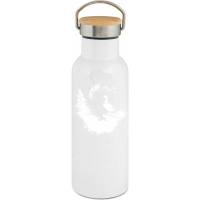 123TRIKO termoska Půlnoční hlídka, kachna, bílý potisk 500 ml