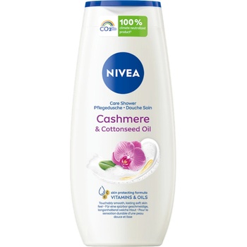 Nivea Cashmere & Cotton Seed Oil sprchový gél 250 ml