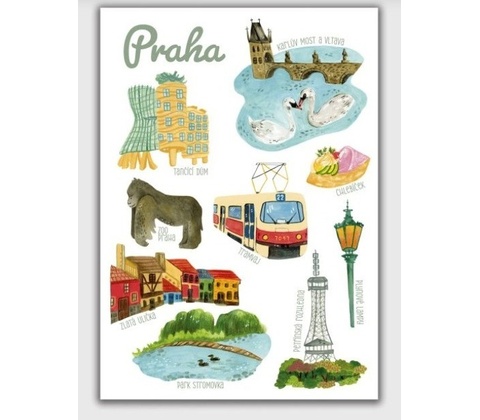 Pohlednice Praha