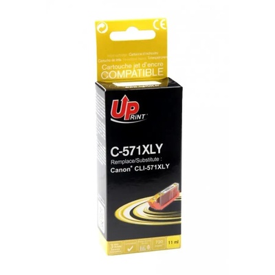 Compatible Мастилница UPRINT CLI 571XL-M CANON, Yellow (LF-INK-CAN-CLI571Y-XL-UP)