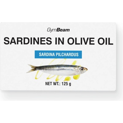 GymBeam Сардини в зехтин 125 g
