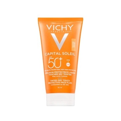Vichy Capital Soleil слънцезащитен флуид Tinted Dry Touch Face Fluid SPF50 50 ml