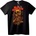 NOONEBRAND Тениска Black Sabbath с череп и рози - L, Black