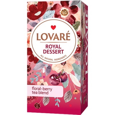 LOVARÉ Royal Dessert bylinný čaj 24 ks