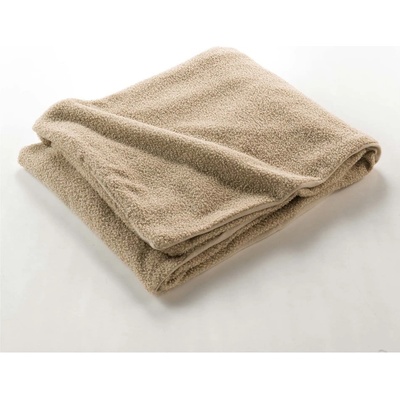 douceur d'intérieur Бежово одеяло от флийс 180x220 cm Curly Wooly - douceur d'intérieur (1612413)