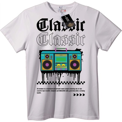 NOONEBRAND Тениска Класическо Бумбокс - 7XL, Black