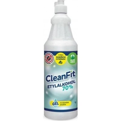 CleanFit dezinfekční gel 70% citrus na ruce 1 l