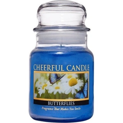 Cheerful Candle BUTTERFLIES 170 g