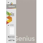 Shkolyaryk Publishing House Спирална тетрадка, А4, с правила, 80 листа, полипропиленова корица, SHKOLYARYK "Genius", смесена A4-080-6803L (A4-080-6803L)
