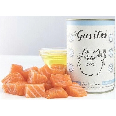 GUSSTO Cat Fresh Salmon 12 x 400 g