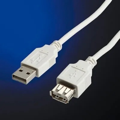 Roline Cable USB2.0 A-A M/F, 3m, Value (11.99.8961)