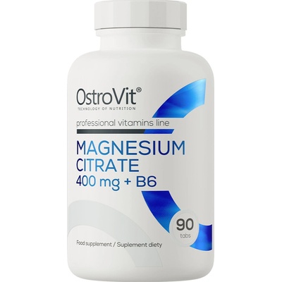OstroVit Citrát horečnatý 400mg + B6 90 tabliet