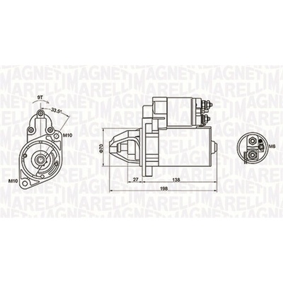 Startér MAGNETI MARELLI 063721283010