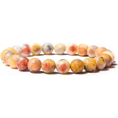 Olivie Náramok 8mm CRAZY LACE AGATE 9910